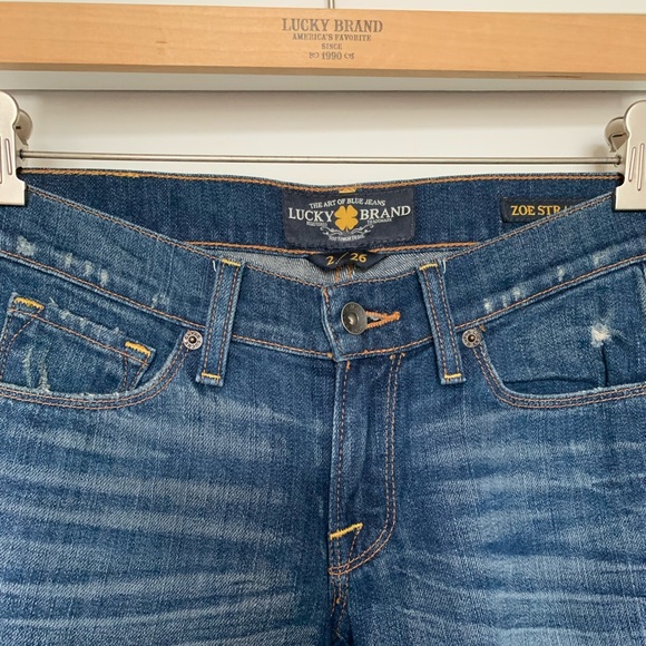 Lucky Brand Zoe Straight Jeans - Picture 2 of 5